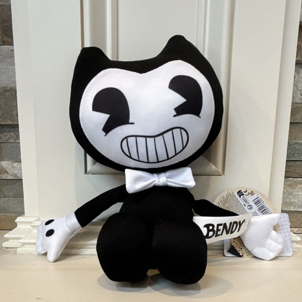 Bendy Plush 10 in Bendy and the Ink Machine Black/White Toy